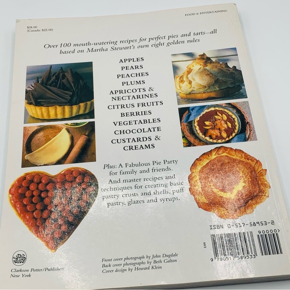 Martha Stewart’s Pies & Tarts 1985 Vintage Cookbook - Picture 5 of 10